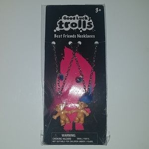 Good luck trolls best friends necklaces